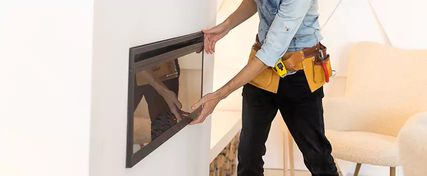 Metal Fireplace Installation in Cutlerville, Michigan