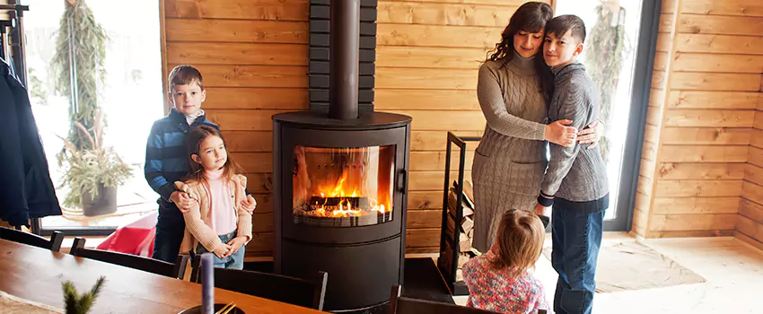 Morso Cast Iron Fireplace Insert Installation in Cutlerville, Michigan