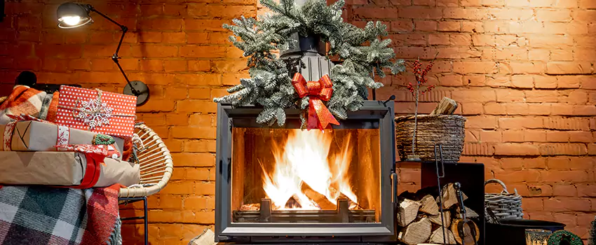 Travis Industries Linear Gas Fireplace Installation in Cutlerville, Michigan