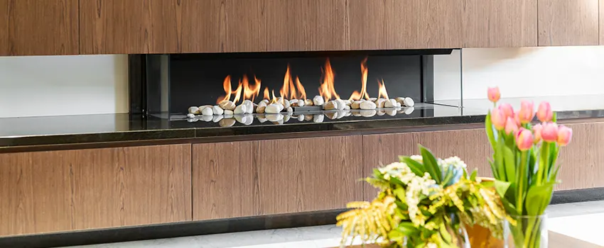 Double-height Fireplace Design Refurbishment in Cutlerville, Michigan